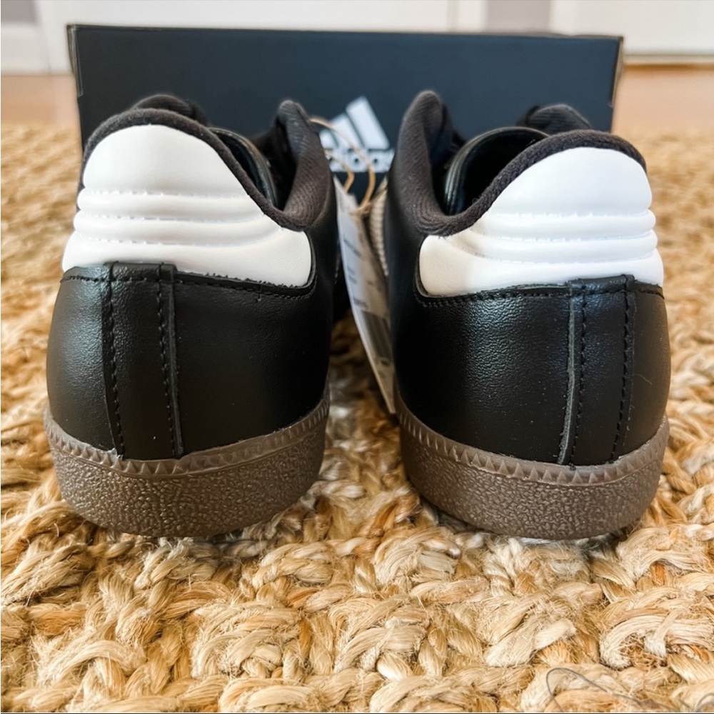NWT Adidas Samba Classic Sneakers Black Brown Gum Sole Size Men 6.5/Women 7.5 - Picture 9 of 13